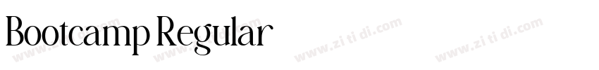 Bootcamp Regular字体转换